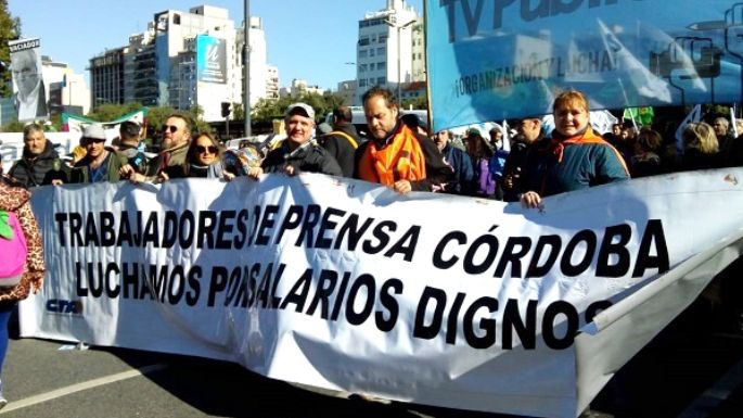 Alta adhesión al paro de los trabajadores de Prensa
