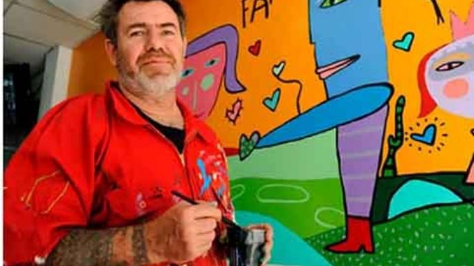 Milo Lockett en la Feria del Libro