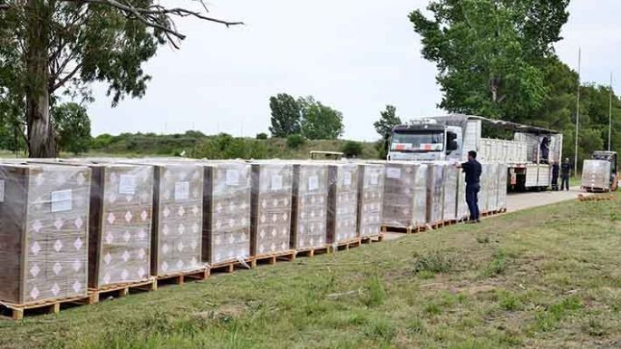 Hecho histórico: la Fábrica Militar volvió a exportar dinamita después de 30 años