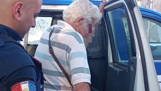 Anciano detenido por violar una orden judicial