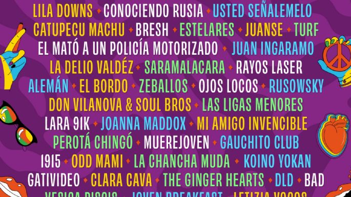 Día por día, la grilla del Cosquín Rock 2023