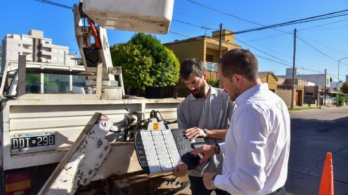 El barrio Sarmiento ya cuenta con el 100% de iluminación led