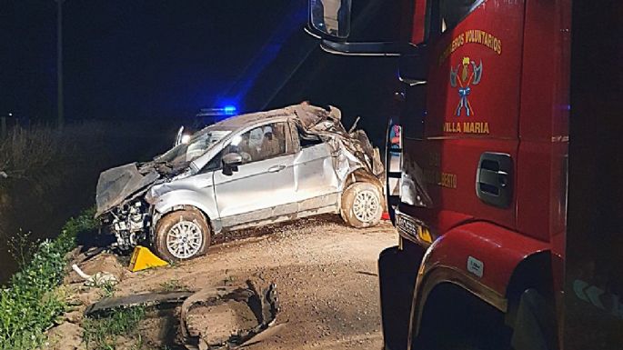 Grave accidente en la zona rural de Villa María
