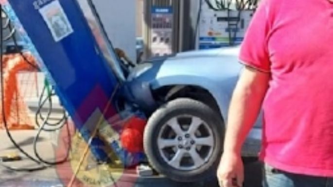 Impactó contra un surtidor