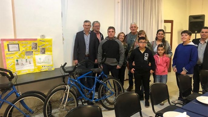 Donaron “bicis” a escuelas rurales