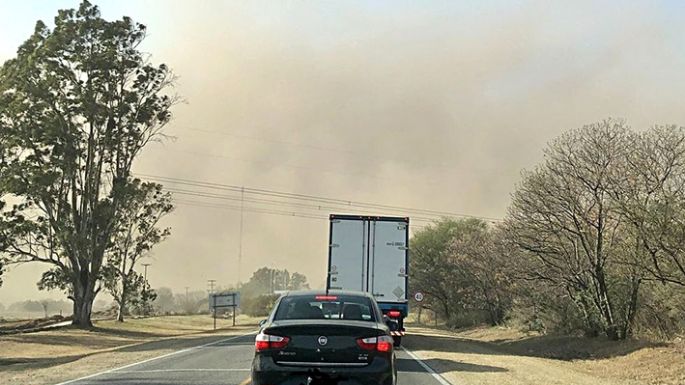 El viento complicó las rutas