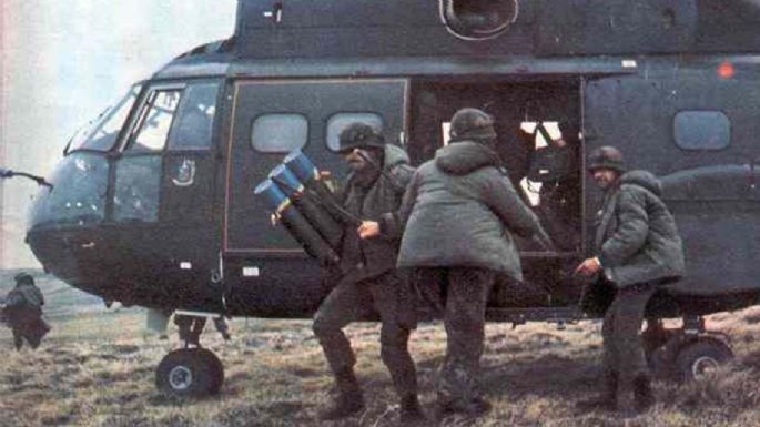 Donan un helicóptero que estuvo en Malvinas al museo de Córdoba