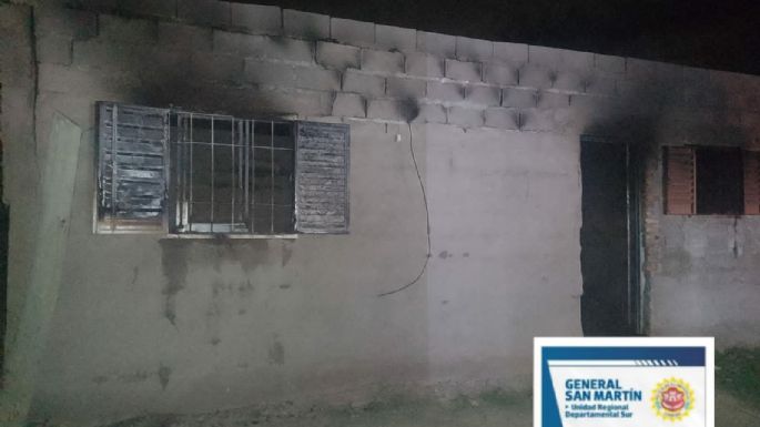 Incendiaron una casa y los atraparon