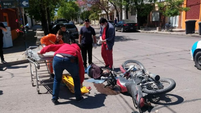 Protagonizó un choque y escapó del lugar