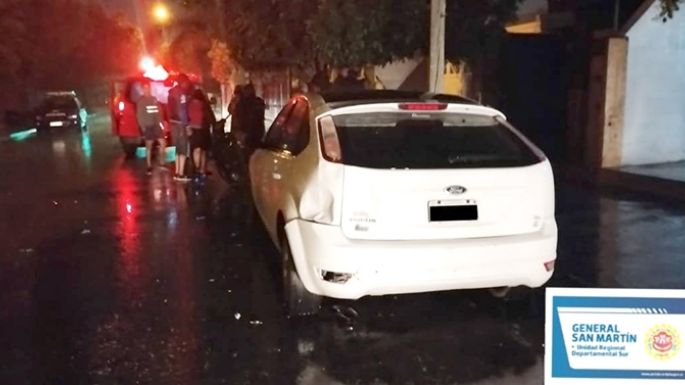 Se fracturó el fémur tras una colisión en la moto