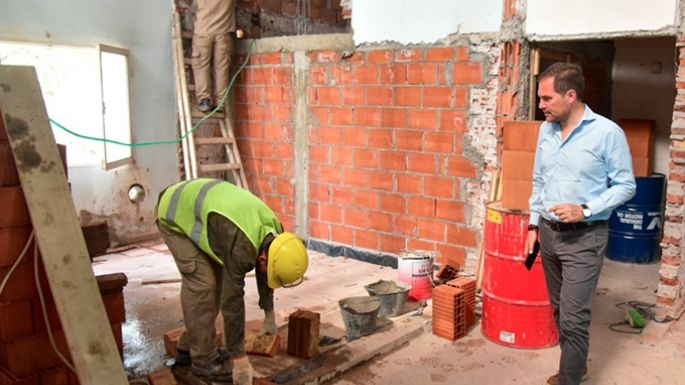 El intendente supervisó los trabajos