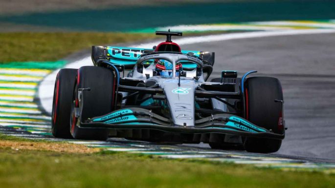 Russell logró la pole