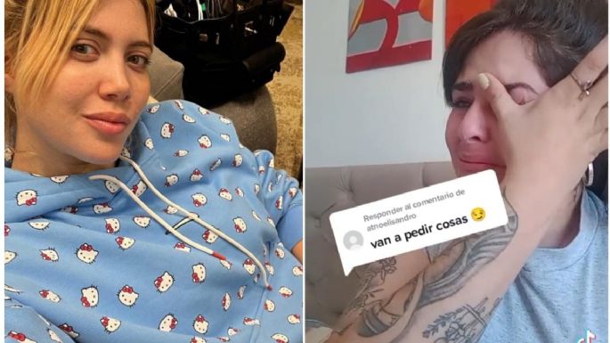 Wanda Nara apoyó a Kami tras el llanto de la tik toker en las redes