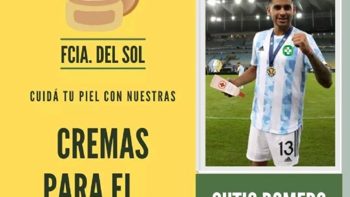 "Si no querés Otrabendi": la farmacia que se volvió viral por promocionar productos con jugadores