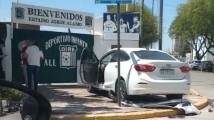 Tres accidentes  en el centro y despiste  en una ruta
