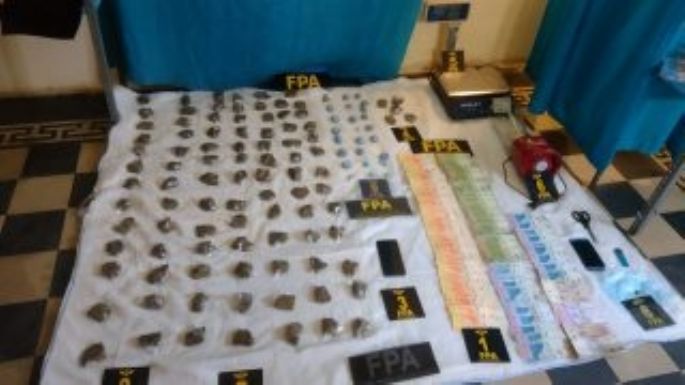 Desbarataron un punto de venta con más de 5.000 dosis de droga