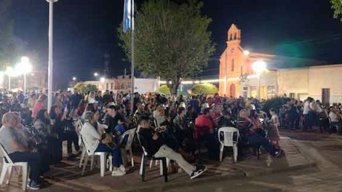 Compartieron premios en la plaza