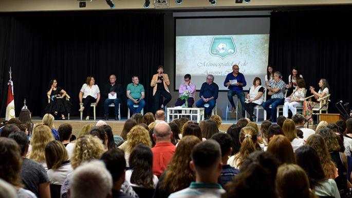 Compartieron premios en la plaza
