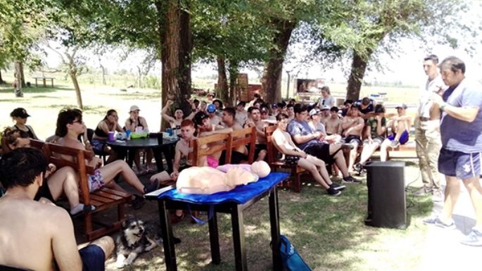 Capacitan para salvar vidas