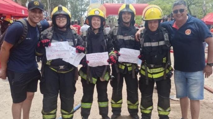 Bomberos locales lograron el subcampeonato en competencia nacional