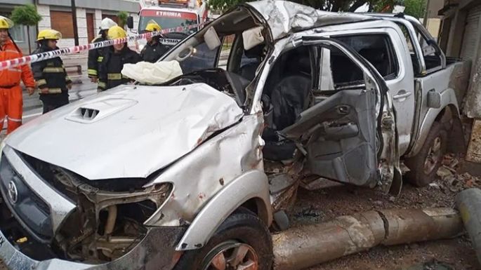 Murió una niña de Villa Nueva en un accidente en la ruta 158, hecho por el que fue detenido un cabralense alcoholizado