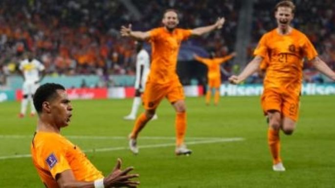 Sobre el final, Países Bajos le ganó a Senegal por 2 a 0
