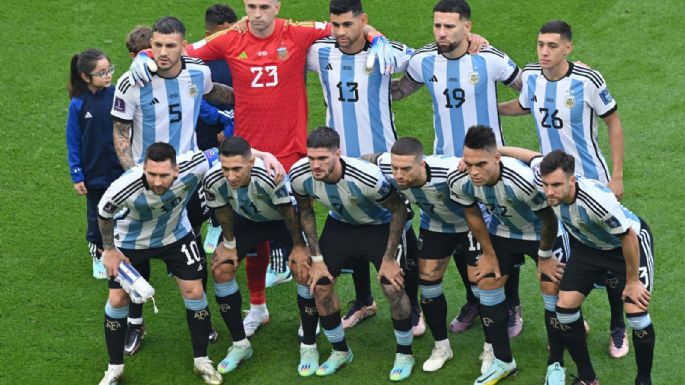 Argentina le gana 1 a 0 a Arabia Saudita al término del primer tiempo