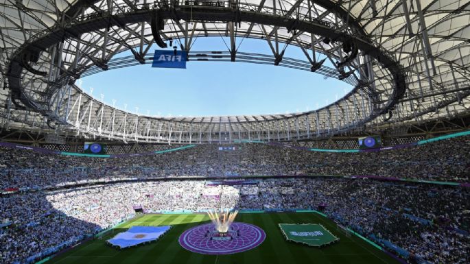 Argentina le gana 1 a 0 a Arabia Saudita al término del primer tiempo