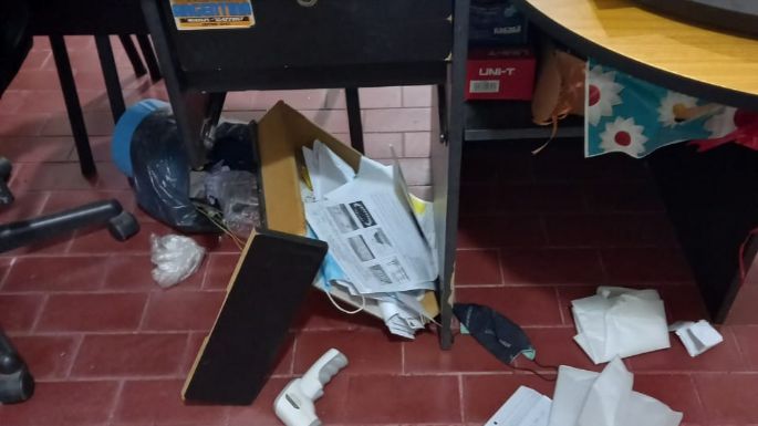 Robaron e hicieron destrozos en el colegio Manuel Anselmo Ocampo