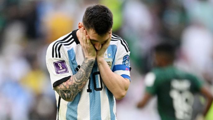 Argentina perdió 2 a 1 contra Arabia Saudita