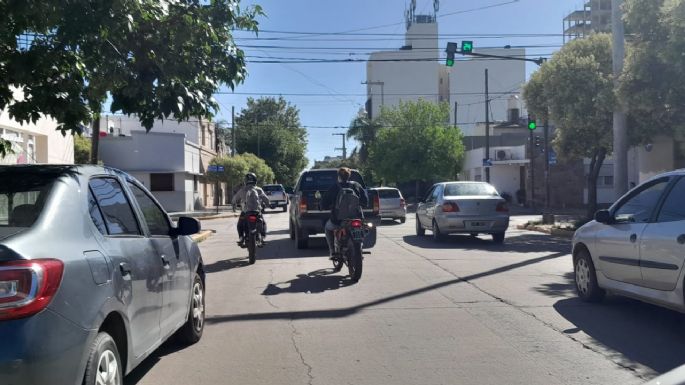 La ciudad se empezó a mover después del partido, con sus calles pintadas de celeste y blanco