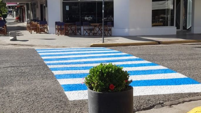 La ciudad se empezó a mover después del partido, con sus calles pintadas de celeste y blanco