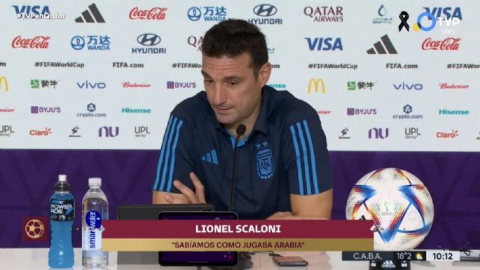 Scaloni tras la derrota: "Es difícil de asimilar, es un día triste, pero hay que levantarse"