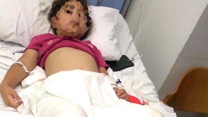 Realizan una colecta para niña de 5 años que debe ser operada