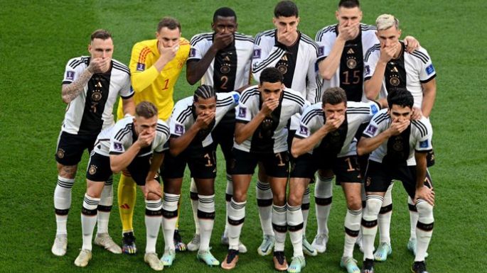 Alemania protestó contra la FIFA antes de su primer partido