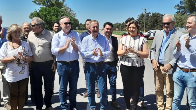 Schiaretti inauguró la pavimentación del ingreso a Silvio Pellico