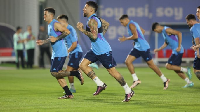 Con Messi en la práctica, Argentina se prepara para enfrentar a México