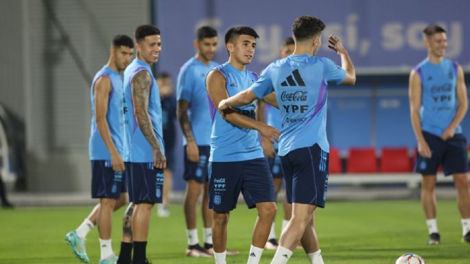 Con Messi en la práctica, Argentina se prepara para enfrentar a México