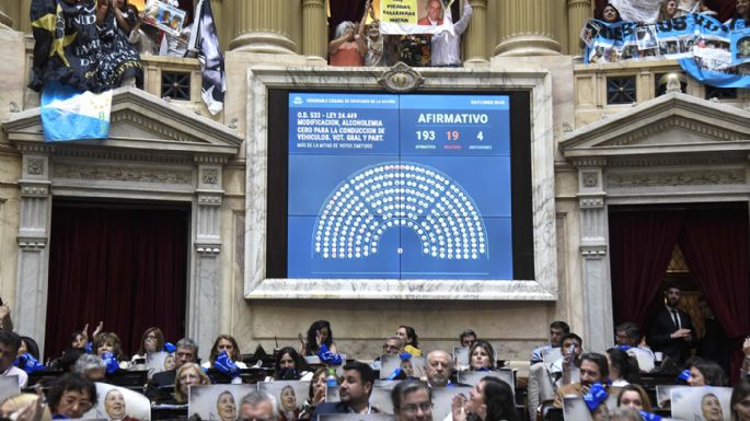 Diputados aprobó el proyecto de "alcohol cero" para conducir vehículos