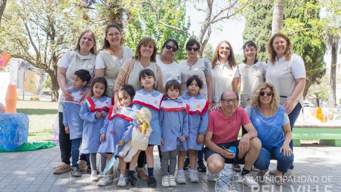 Muestra de arte en la plaza