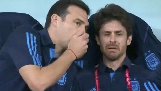 Pablo Aimar, muy emocionado, no escuchó las indicaciones del DT Scaloni