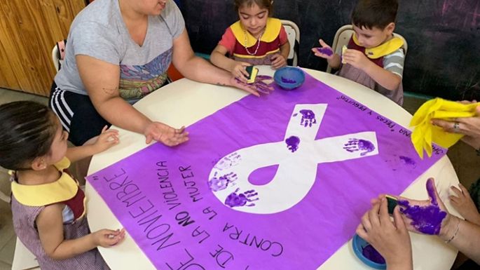 Educación para concientizar en el Día de la No Violencia contra la Mujer