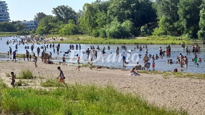 El Río Ctalamochita, el lugar más elegido para los días calurosos