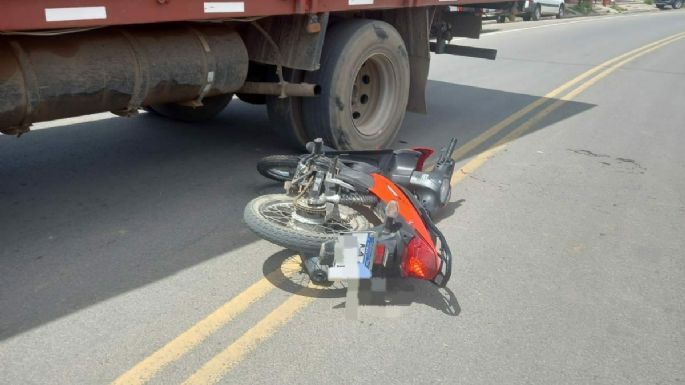 Motociclista con graves heridas por un choque
