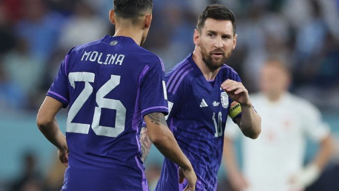 Argentina empata con Polonia al término del primer tiempo