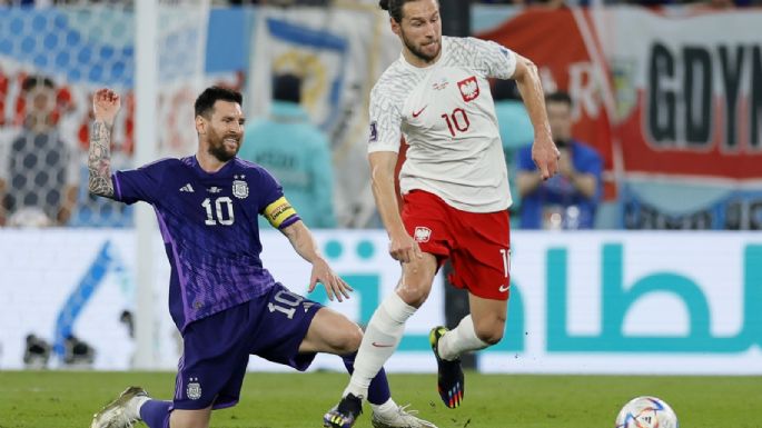 Argentina empata con Polonia al término del primer tiempo
