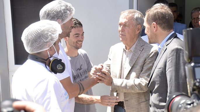 Schiaretti habilitó el gas natural en una empresa láctea local
