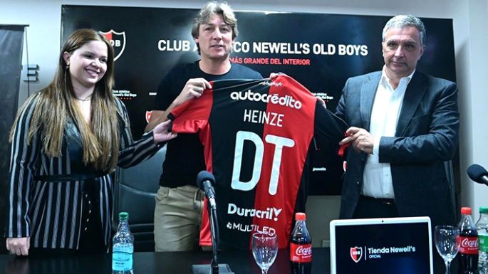 Heinze ya puso la firma y es el nuevo DT