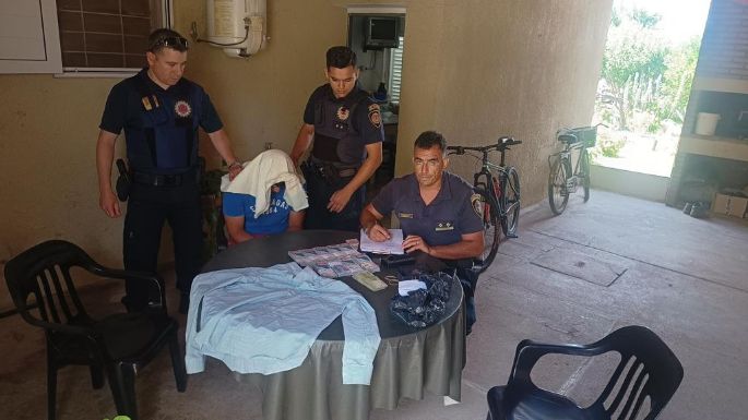 Etruria: recuperaron el dinero y los objetos robados por 500 mil pesos