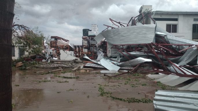 Río Primero y Laboulaye sufrieron un terrible temporal con destrozos y techos volados